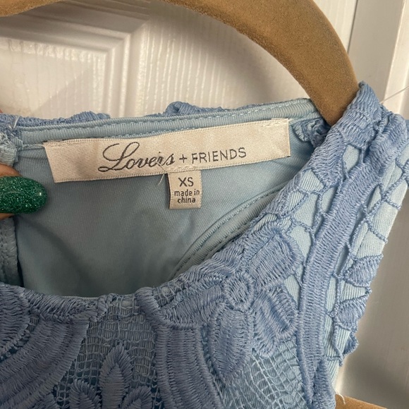 Lovers and Friends blue lace dress - Picture 4 of 6